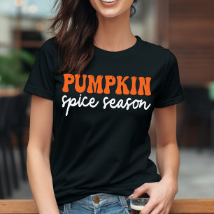 Pompoen kruiden seizoen shirt, herfst cadeaus voor t-shirt