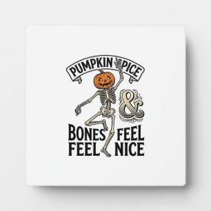 Pompoen Kruiden Skelet Vintage Halloween Dans Shi Fotoplaat