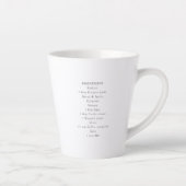 Pompoen Kruidenliefhebber Latte Mok (Rechts)