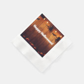 Pompoen & Lantaarn Spider Servet (Hoek)