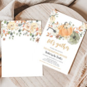 Pompoen Laten we het diner Thanksgiving te verzame Kaart