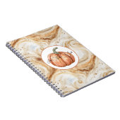 Pompoen Latte Krullen Herfst Y'all Notitieboek (Rechterzijde)