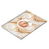 Pompoen Latte Krullen Herfst Y'all Notitieboek (Linkerzijde)