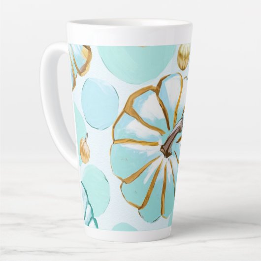 pompoen latte mok (Linkerhoek)