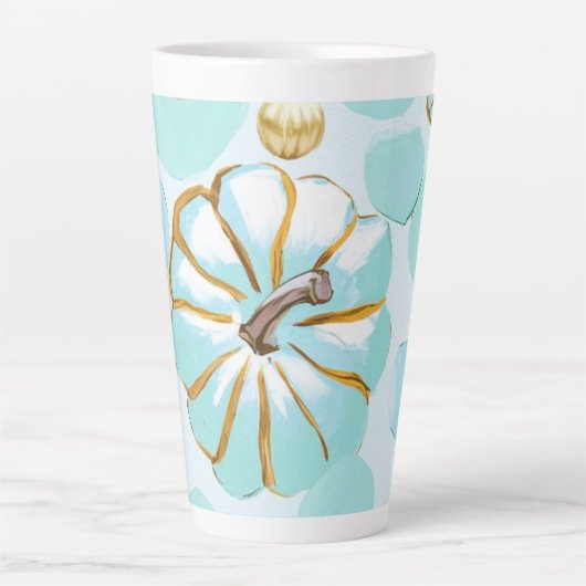 pompoen latte mok (Voorkant)