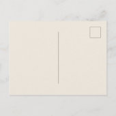 Pompoen Latte Strepen Briefkaart (Achterkant)
