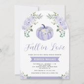 Pompoen Lavendel Rozen Arch Vrijgezellenfeest Kaart (Voorkant)