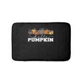 Pompoen Leopard Herfst Vrouwen Schattige Herfstsei Badmat (Voorkant)