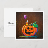 Pompoen & Lil Candy Corn - Mini Print (Voorkant / Achterkant)