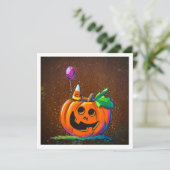 Pompoen & Lil Candy Corn - Mini Print (Staand voorkant)