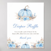 Pompoen Luier Raffle Bord Poster (Voorkant)