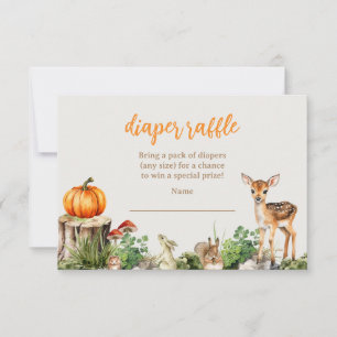 Pompoen Luier Raffle Kaart