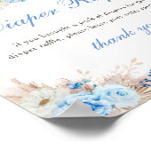 Pompoen Luier Raffle Teken Poster (Hoek)