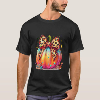 Pompoen Luipaard Coquette Strik Vrouwelijk Vrouwen T-shirt