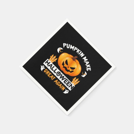 Pompoen maakt Halloween weer geweldig Servet (Hoek)