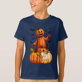 Pompoen Man Happy Halloween T-shirt