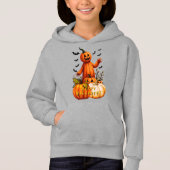 Pompoen Man Happy Halloween T-shirt (Voorkant)