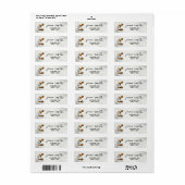 Pompoen Martini Etiket (Full Sheet)