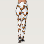 Pompoen Martini Leggings (Achterkant)