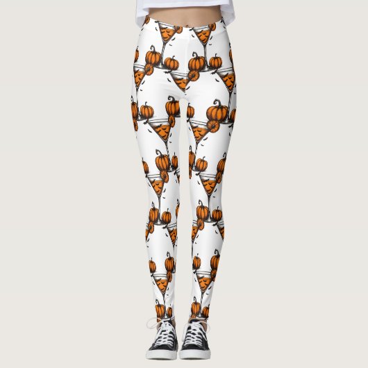 Pompoen Martini Leggings (Voorkant)