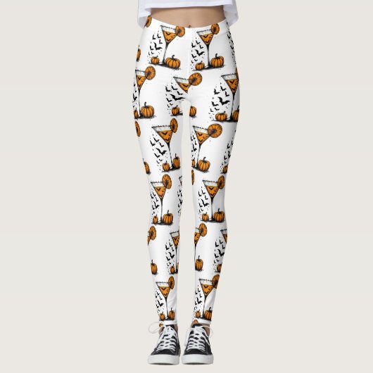 Pompoen Martini Leggings (Voorkant)