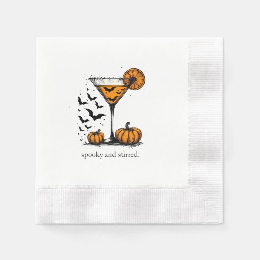 Pompoen Martini Servet (Voorkant)