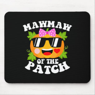 Pompoen mawmaw van de patch leuk Halloween familie Muismat