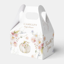 Pompoen Meisje Baby shower Bedankdoosjes