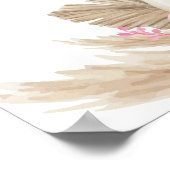 Pompoen Meisje Eerste Jaar Foto Milestone Poster (Hoek)