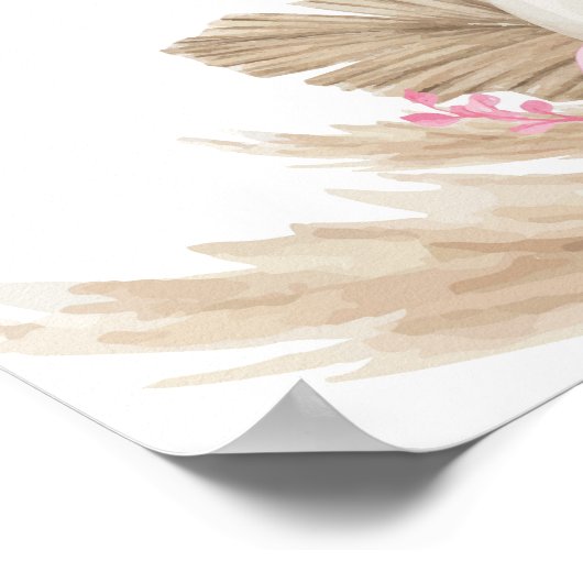 Pompoen Meisje Eerste Jaar Foto Milestone Poster (Hoek)