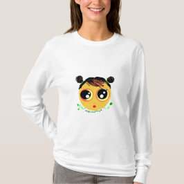 Pompoen Meisje Korset Achterkant T-shirt