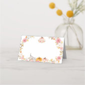 Pompoen Meisje Voedsel Tent Plaats Kaart Plaatskaartje (Achterkant)