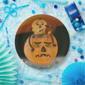 Pompoen Mess Halloween Borden Papieren Bordje (Feest)