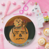 Pompoen Mess Halloween Borden Papieren Bordje (Feest)