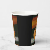 Pompoen Mess Halloween Papier Party Cups Papieren Bekers (Links)
