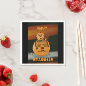 Pompoen Mess Halloween servetten (Insitu)