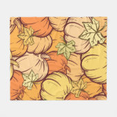  pompoen met de hand verdrinken en naadloze pat fleece deken (Voorkant (Horizontaal))