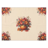 Pompoen met Fall Leaves- Thanksgiving- Tafelkleed (Voorkant (Horizontaal))