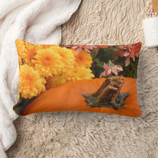 Pompoen met geel en koraal mama's kussen (Deken)