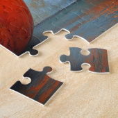 Pompoen met gekrulde stengel legpuzzel (Zijkant)