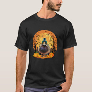 Pompoen met grappig Halloween kostuum Mallard Bird T-shirt