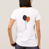 Pompoen met Lamp Post T-shirt (Achterkant)