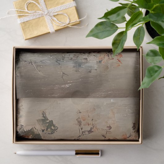 Pompoen met Magnolia Bloesems Tissuepapier (Geschenk)