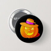 Pompoen met Pet Button (Voorkant /achterkant)