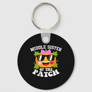Pompoen Middelste Zus Van De Lap Funny Hallowee Sleutelhanger