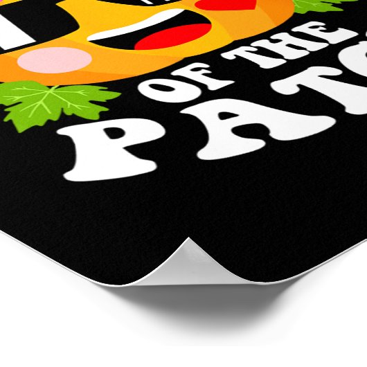 pompoen middelste zus van de patch leuk Halloween Poster (Hoek)