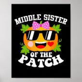 pompoen middelste zus van de patch leuk Halloween Poster (Voorkant)