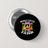 pompoen middelste zus van de patch leuk Halloween Ronde Button 5,7 Cm (Voorkant /achterkant)
