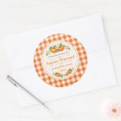 Pompoen Mini Taartjes Thuisgemaakte Cadeau Etiket (Envelop)