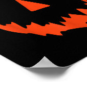 Pompoen Miniatuur Schnauzer Hond Halloween Poster (Hoek)